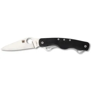Spyderco ClipiTool Pocket Knife 8Cr13MoV Stainless Steel Blade G-10 Handle Black