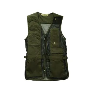 Bob Allen 240M Mesh Back Shooting Vest Right Hand Cotton Twill and Mesh Sage 3XL