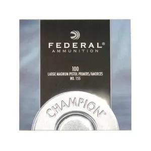 Federal Large Pistol Magnum Primers #155 Case of 5000 (5 Boxes of 1000)