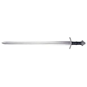Cold Steel Viking Sword 30-1/4" 1055 Carbon Steel Blade Leather Wrapped Handle Black