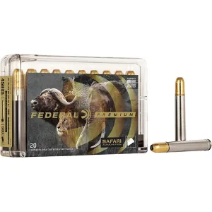 Federal Premium Safari 458 Winchester Magnum Ammo 500 Grain Speer Trophy Bonded Sledgehammer Bonded Flat Nose Box of 20