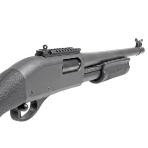 XS Shot Rail Picatinny Rail with Rear Sight, Barrel Band Tritium Front Sight Remington 870 Steel Matte