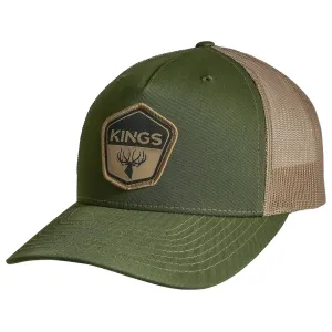 Kings Camo Men's Shield Patch Hat Army Olive/Tan One Size Fits Most
