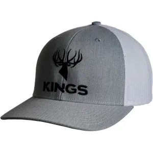 Kings Camo Men's Embroidered Logo Hat Heather Gray/White One Size Fits Most