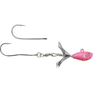 Kalin's Google Eye Tungsten Search Bait 3/8oz Minnow Jighead Pink