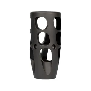 Precision Armament M41 Severe-Duty Muzzle Brake 6.5mm, 264 Caliber 5/8"-24 Thread Black