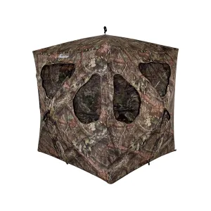 Ameristep Silent Brickhouse Wide Bottom Ground Blind Fire Retardant Mossy Oak Country DNA XL