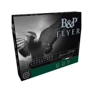 B&P Competition Flyer High Velocity 12 Gauge Ammo 2-3/4" #7-1/2 Lead Shot 1-1/4 oz Case of 100 (10 Boxes of 10)
