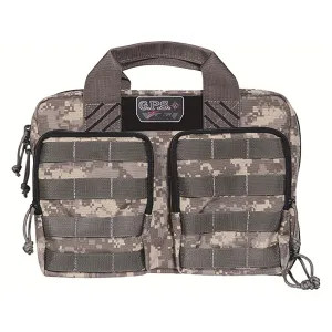 G.P.S. Tactical Quad Plus 2 Pistol Range Bag Fall Digital