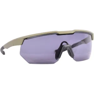 Radians Crossfire PHAZE Shooting Glasses Tan Frame Smoke Lenses