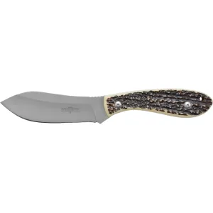 Camillus Western Crosstrail Fixed Blade Knife 4.25" Drop Point 420 Satin Blade Bone Handle