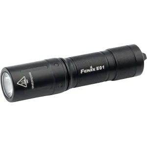 Fenix E01 V2.0 Flashlight AAA Battery Black