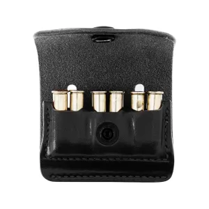 Galco 2x2x2 Belt Ammo Carrier 2.0 6-Round 44 Remington Magnum Leather Black