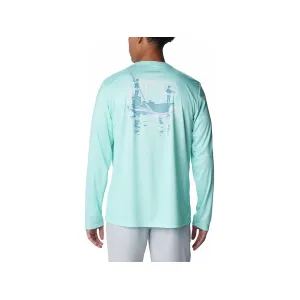Columbia Men's Terminal Tackle PFG Tarpon Rise Shirt Gulf Stream/Tarpon Rise 2XL