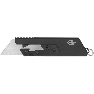Gerber EAB Mini Pocket Knife 0.7" Utility Stainless Steel Stainless Blade Stainless Steel Handle Black