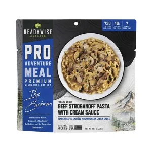 ReadyWise Outdoor Pro Meal Beef Stroganoff with Mushroom Cream Sauce Freeze Dried Food