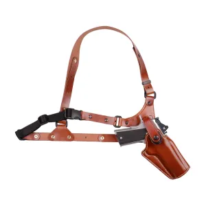 Galco Great Alaskan Chest Holster Right Hand 1911 Government Leather Tan