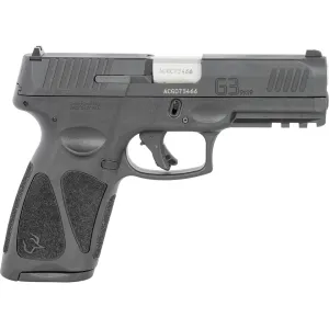 Taurus G3 Massachusetts Compliant 9mm Luger Pistol 4" Barrel 10+1 Round Black