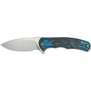 CIVIVI Limited Edition Mini Praxis Pocket Knife 2.98" Drop Point CPM S35VN Satin Blade Fat Carbon Handle Arctic Storm