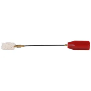 Dewey 6" Flexible Shotgun Chamber Cleaning Rod and 2 Mops 5-16"-27 Threads Brass