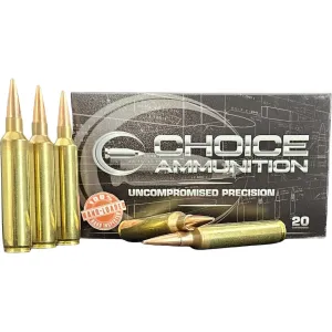 Choice 28 Nosler Ammo 180 Grain Berger Hunting VLD (Very Low Drag) Jacketed Hollow Point Box of 20