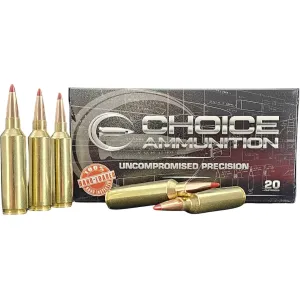 Choice 7mm Winchester Short Magnum (WSM) Ammo 162 Grain Hornady ELD-X Polymer Tip Box of 20
