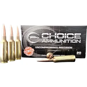 Choice 6.8 Western Ammo 170 Grain Berger Elite Hunter Jacketed Hollow Point Box of 20