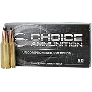 Choice 6.8 Western Ammo 165 Grain Nosler AccuBond Long Range Polymer Tip Box of 20