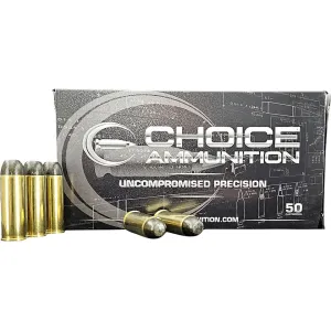 Choice Range 45 Colt (Long Colt) Ammo 200 Grain Flat Nose Box of 50