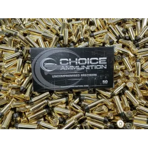 Choice Range 45 Colt (Long Colt) Ammo 180 Grain Flat Nose Box of 50
