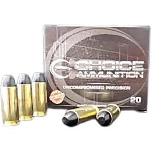 Choice Bear Defense 10mm Auto Ammo 208 Grain Flat Nose Box of 20