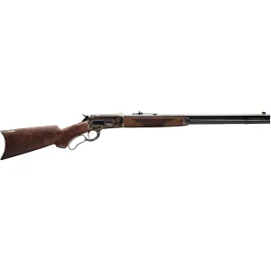 Winchester Model 1886 Deluxe Lever Action Rifle 45-70 Government 24" Blued Barrel Case Hardened Frame Walnut Pistol Grip