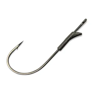 Gamakatsu G-Finesse Worm Light Hook #1 Black 4PK