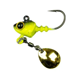 6th Sense Pecos 1/8oz Underspin Jighead Black Neon