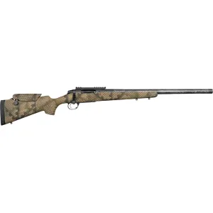 Proof Research Tundra TI Bolt Action Rifle 6.5 PRC 22" Carbon Fiber Threaded Barrel Black Frame Tactical Flat Dark Earth Adjustable Comb Stock