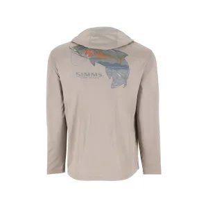Simms Men's Tech Artist Series Hoodie Dolomite Trout XL
