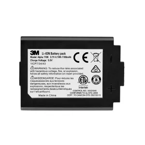 3M Peltor Alpha 1100 Lithium Ion Battery Pack for Peltor 300, 500 and Worktunes Ear Muffs