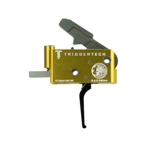 Battle Arms Adjustable Frictionless Trigger Group Flat Bow AR-15, LR-308 Two Stage Black