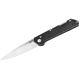 Boker Knives Kihon Bifold Pocket Knife 2.99" Drop Point CPM MagnaCut Satin Blade Stainless Steel Handle Black