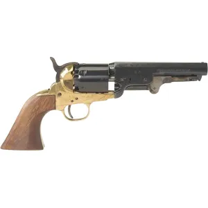 Traditions Pietta 1851 Reb Nord Navy Black Powder Revolver 36 Caliber 5.5" Blued Barrel Brass Frame Walnut Grip