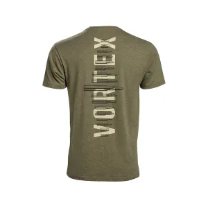 Vortex Optics Men's Cartridge Contrast Short Sleeve T Shirt Military Heather 2XL