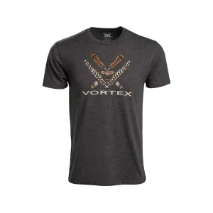 Vortex Optics Men's Turkey Core Logo Short Sleeve T Shirt Charcoal Heather 3XL