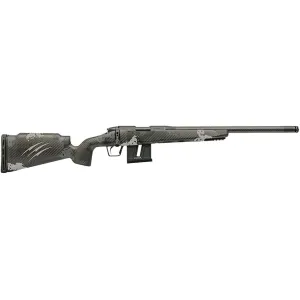 Fierce Firearms Carbon Razor Bolt Action Rifle 17 Hornady Magnum Rimfire (HMR) 18" Carbon Fiber Threaded Barrel Black Frame Phantom Precision Stock