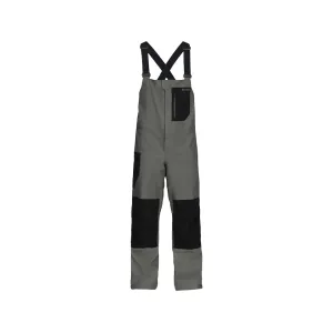 Simms Men's Vapor Elite Rain Bibs Gray/Black XL