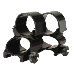 Weaver See Thru Weaver Extended 1" Scope Rings Gloss Black