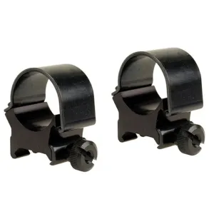 Weaver Top Mount Weaver 1" Scope Rings Gloss Black High