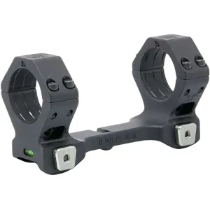 Tier One MonoMount Long Saddle 1-Piece Picatinny Scope Mount 35mm Rings Matte Black High