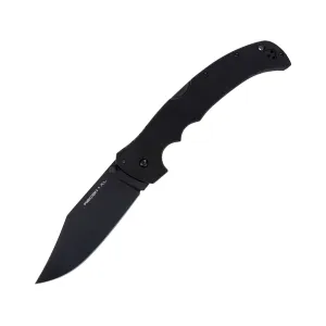 Cold Steel Recon XL Pocket Knife 5.25" Clip Point CTS-XHP Black PVD Blade G-10 Handle Black