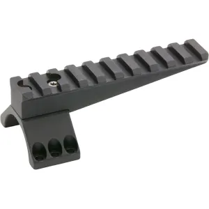Tier One Long Saddle RAPTAR Ring Top Rail for 30mm Rings Matte Black