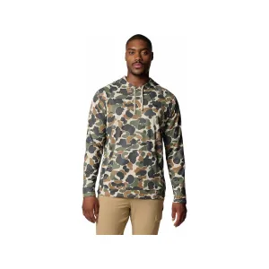 Columbia Men's Wild Cast Camp Hoodie Fossil Deltahunter Camo XL